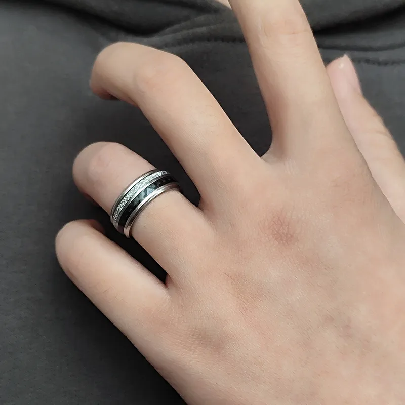 FAIRWHALE Titanium Steel Rings Unisex-5