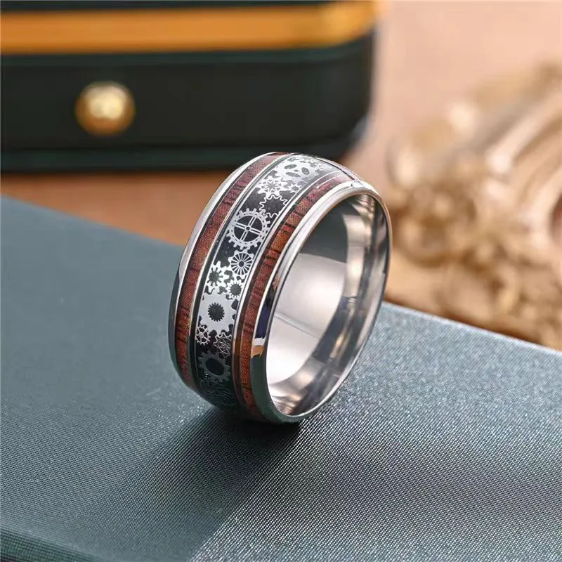 FAIRWHALE Titanium Steel Rings Unisex-3