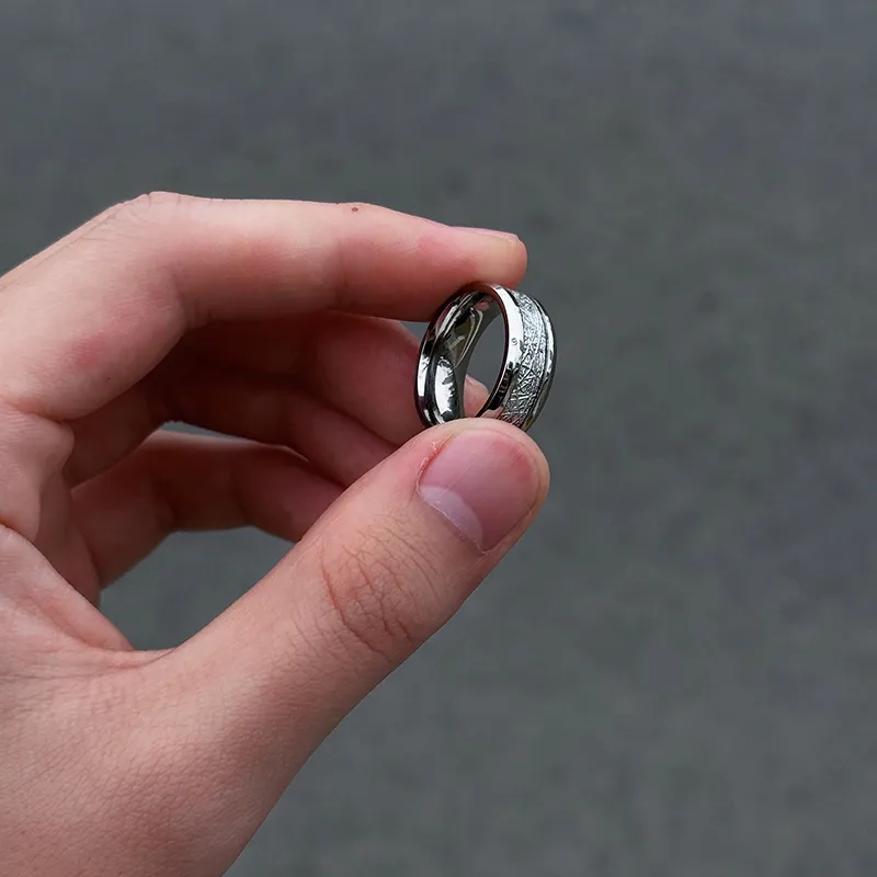 FAIRWHALE Titanium Steel Rings Unisex-1