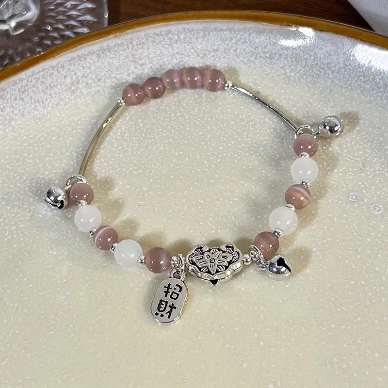 FAIRWHALE Glass Cat Eye Bracelets Women's-2