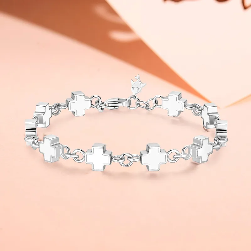 FAIRWHALE Titanium Steel Bracelets Unisex-4
