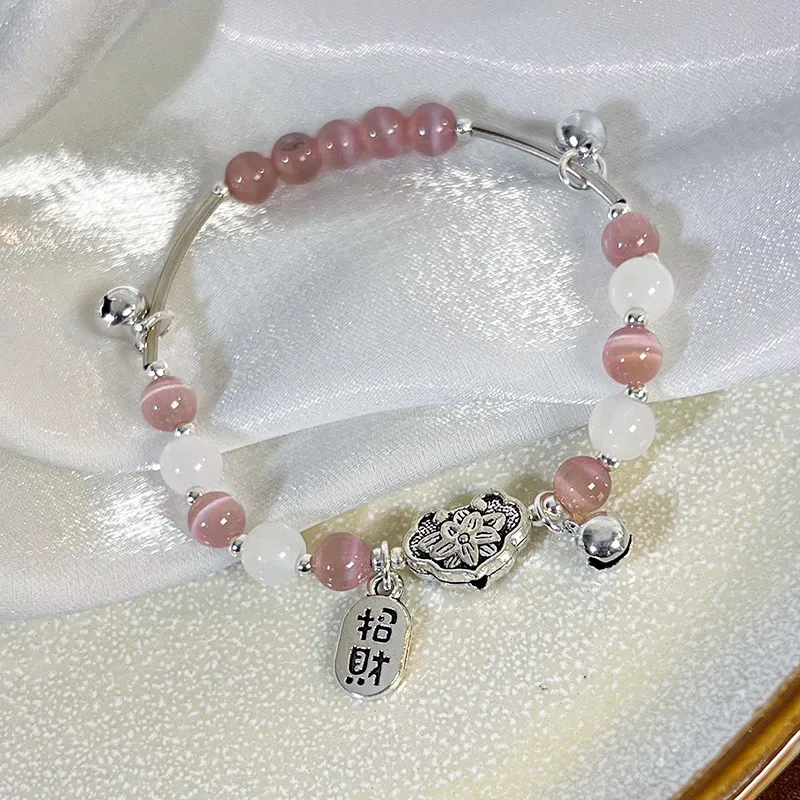 FAIRWHALE Glass Cat Eye Bracelets Women's-1