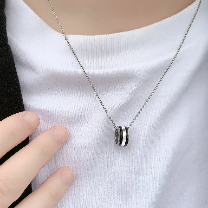 FAIRWHALE Titanium Steel Necklaces Unisex-2