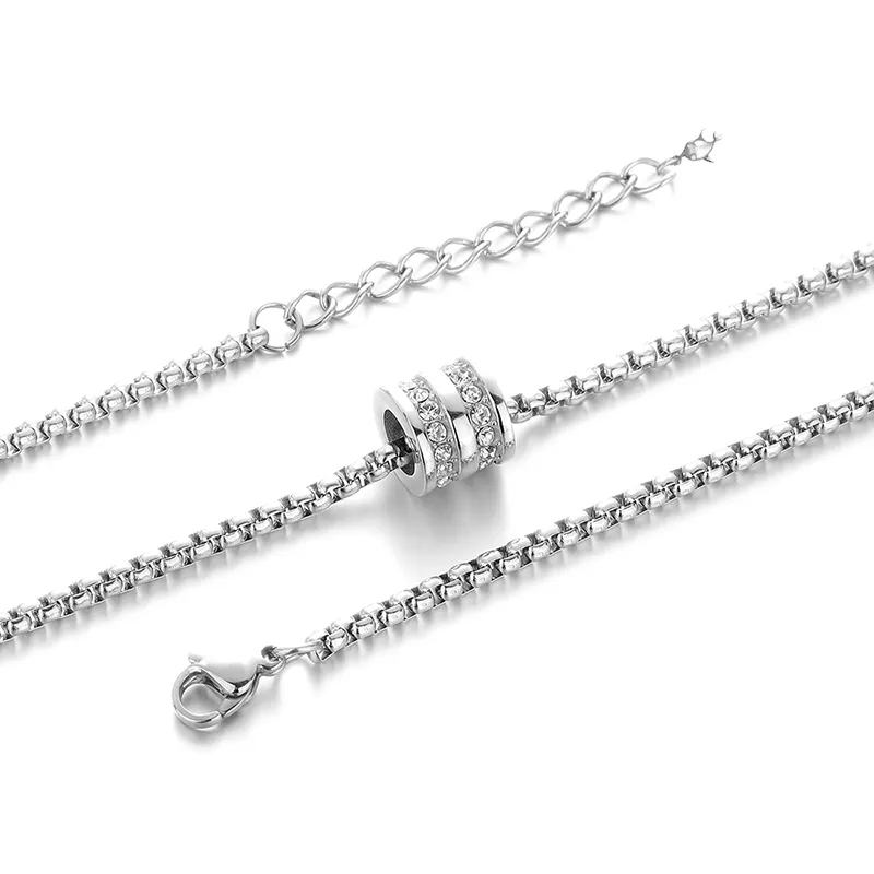 FAIRWHALE Titanium Steel Necklaces Unisex-3