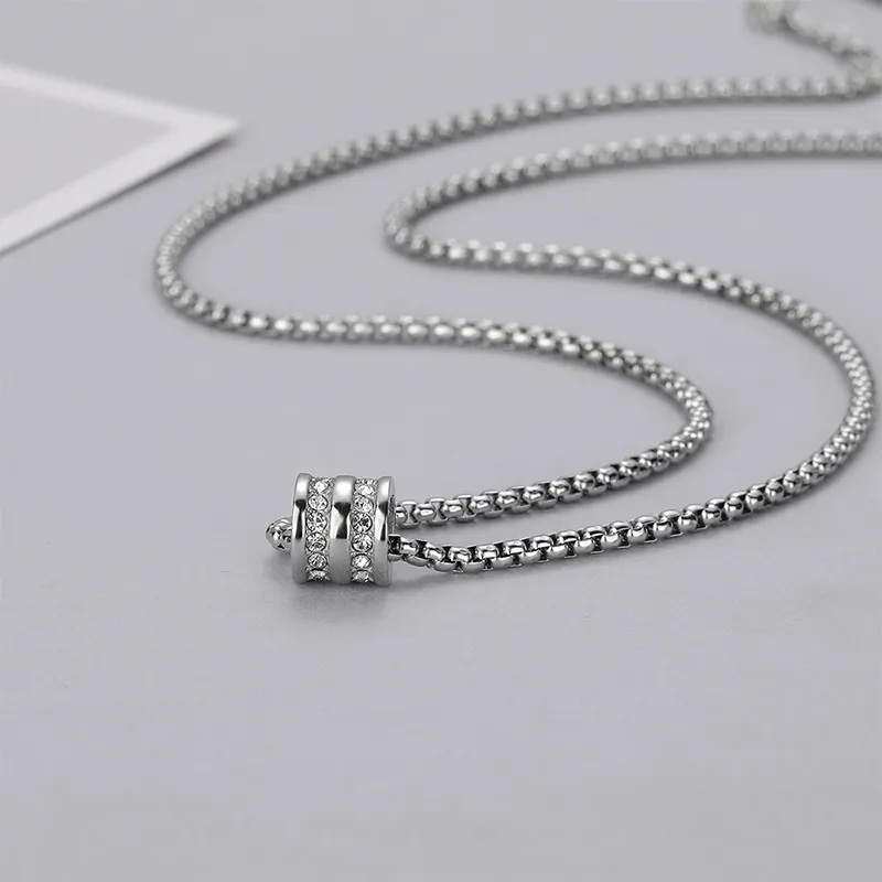 FAIRWHALE Titanium Steel Necklaces Unisex-5