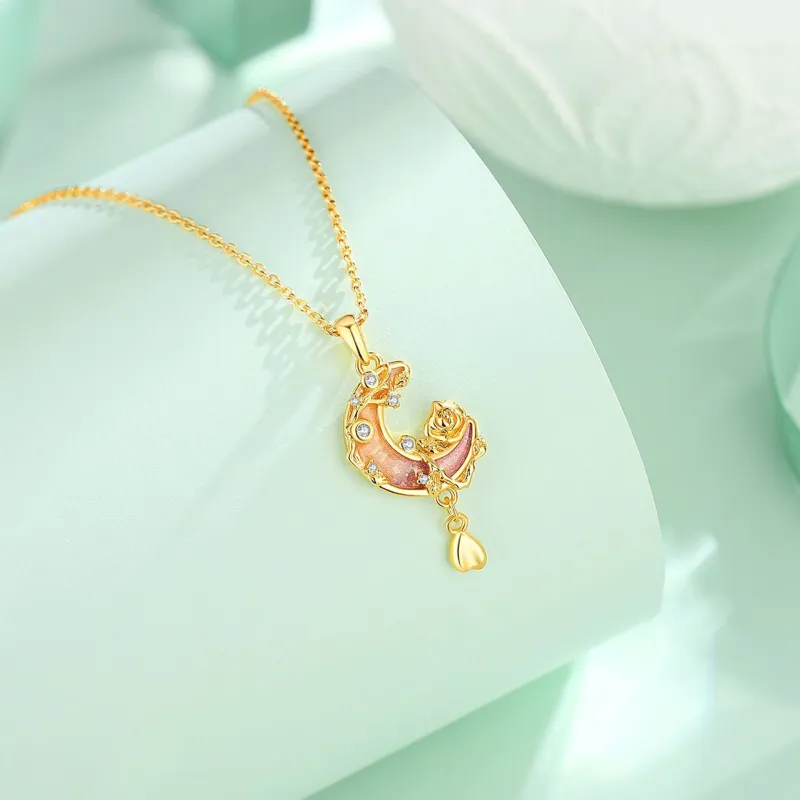 FAIRWHALE S925 Silver Necklaces Women's-4