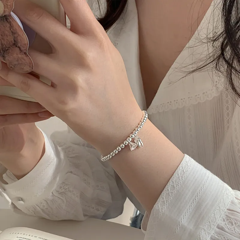 Seven Seven Silver Jewelry S999 Fine Silver Bracelets Women's-3