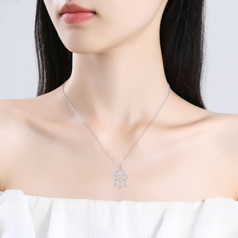 Seven Seven Silver Jewelry S999 Fine Silver Sterling Silver Necklaces Women's-3