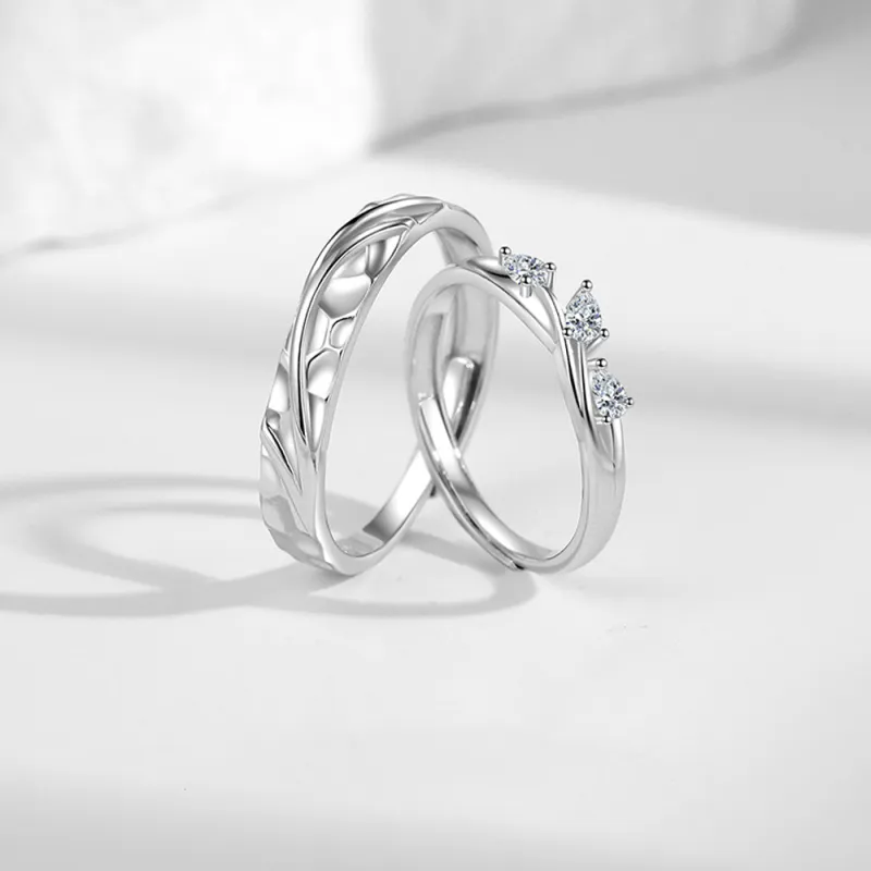 Seven Seven Silver Jewelry S999 Fine Silver Rings Unisex-7