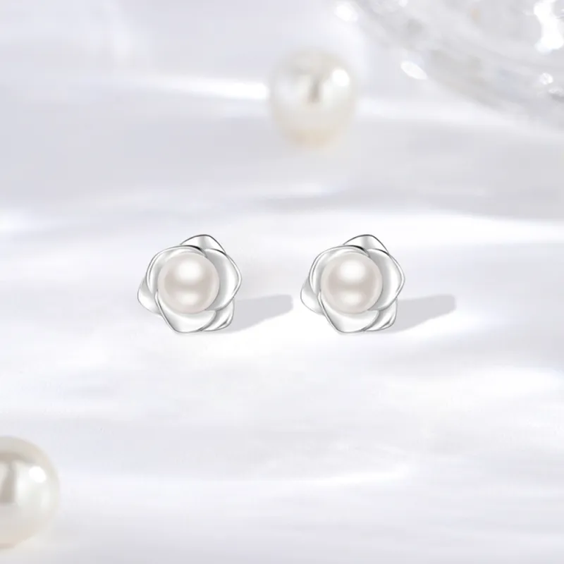 Seven Seven Silver Jewelry S999 Fine Silver Stud Earrings Women's-3