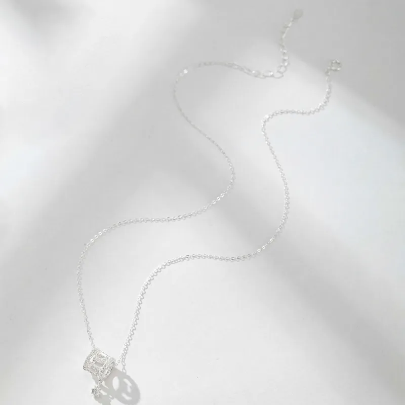 Seven Seven Silver Jewelry S999 Fine Silver Sterling Silver Necklaces Women's-3
