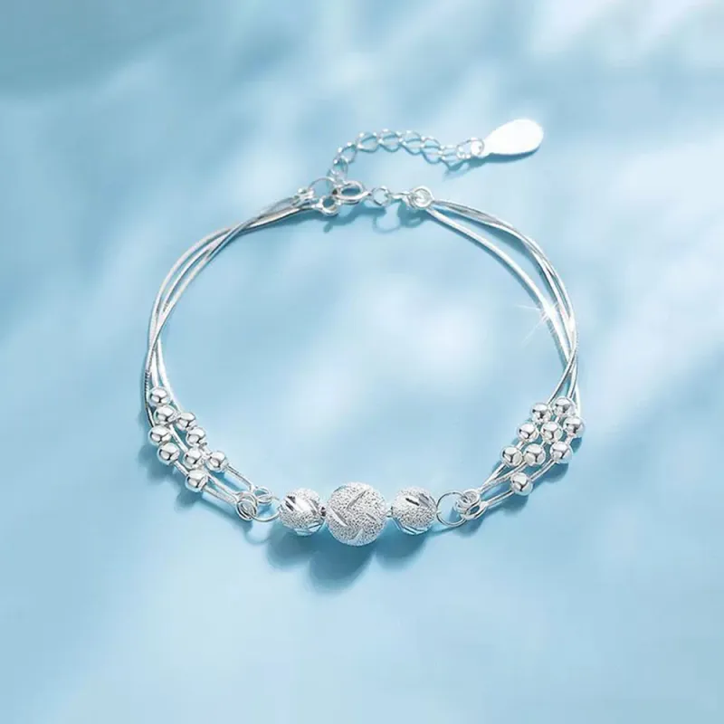 Seven Seven Silver Jewelry S999 Fine Silver Bracelets Women's-3