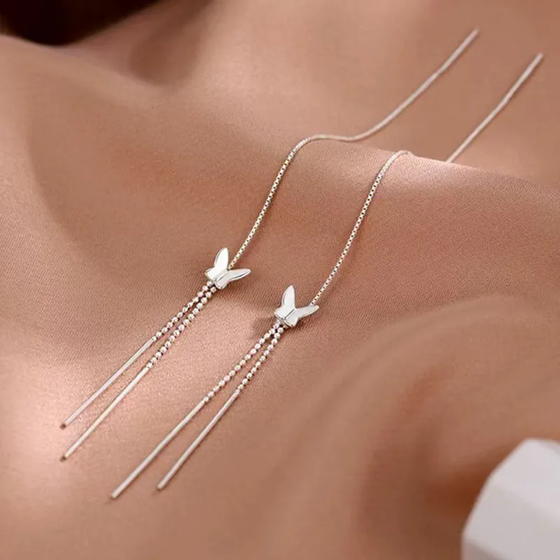 Seven Seven Silver Jewelry S925 Silver Drop Earrings Women's-5