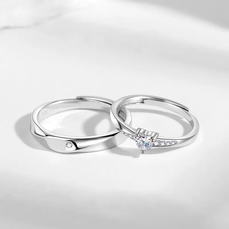 Seven Seven Silver Jewelry S999 Fine Silver Rings Unisex-2