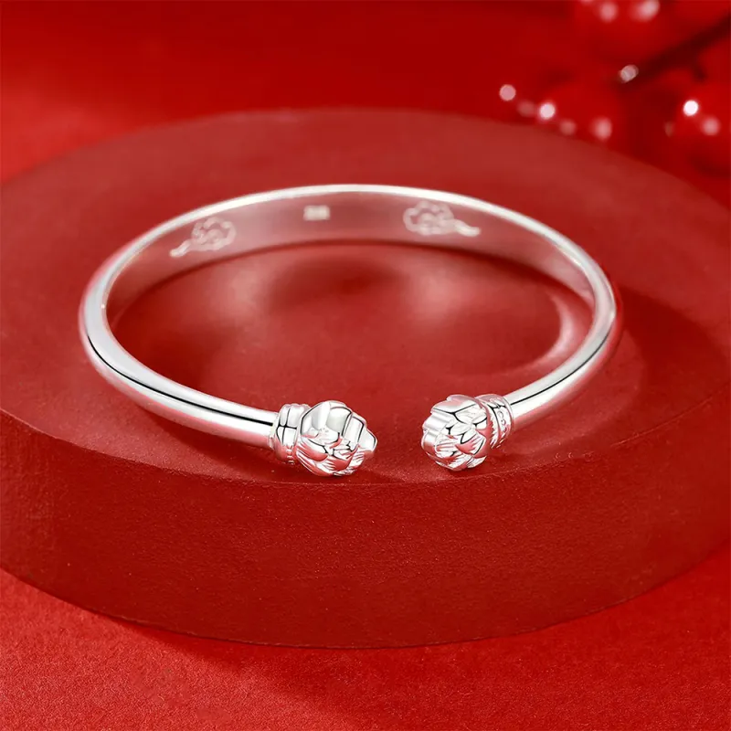 Seven Seven Silver Jewelry S999 Fine Silver Sterling Silver Bracelets Women's-2