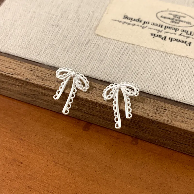 Seven Seven Silver Jewelry S925 Silver Stud Earrings Women's-1