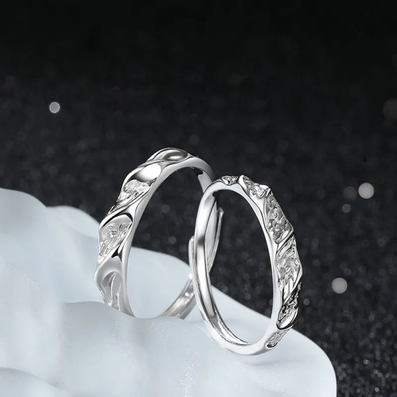 Seven Seven Silver Jewelry S999 Fine Silver Rings Unisex-4