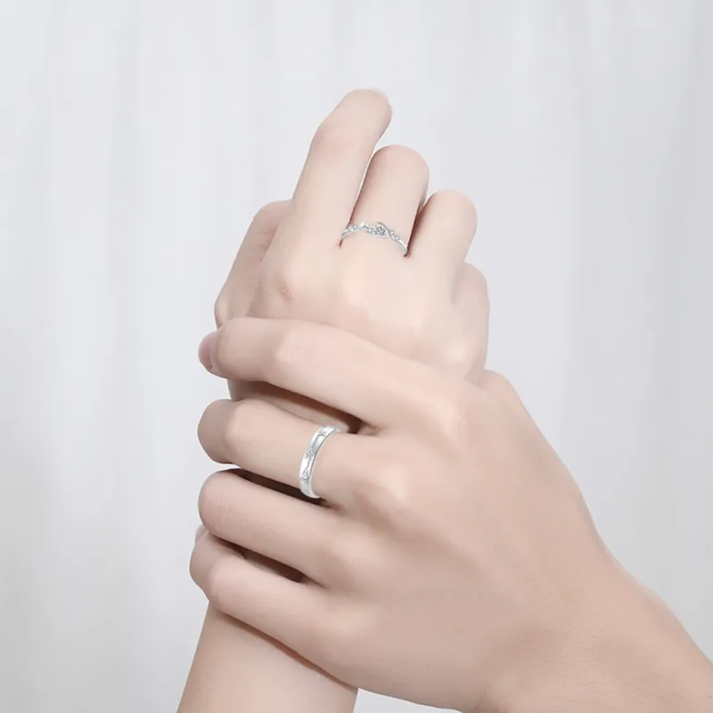 Seven Seven Silver Jewelry S999 Fine Silver Rings Unisex-2