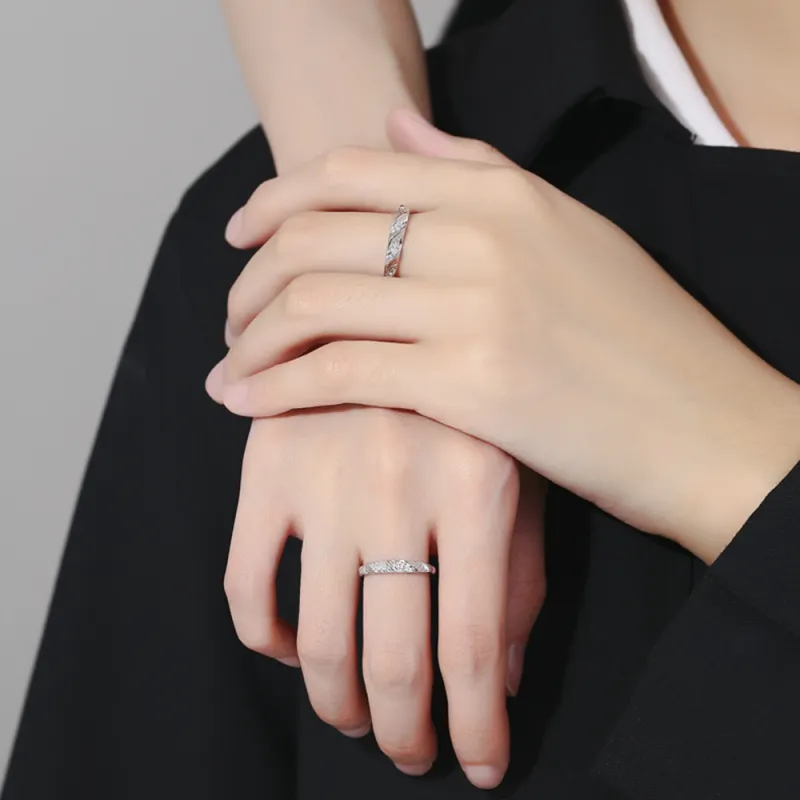 Seven Seven Silver Jewelry S999 Fine Silver Rings Unisex-1