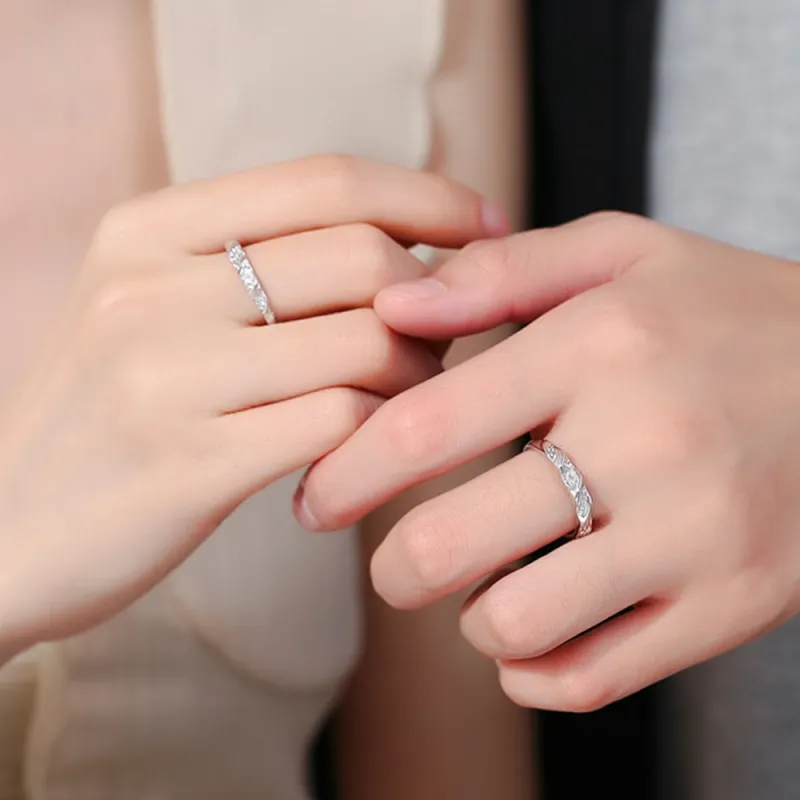 Seven Seven Silver Jewelry S999 Fine Silver Rings Unisex-2