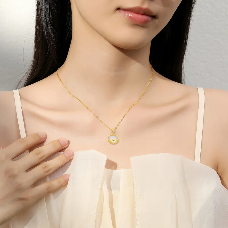 Seven Seven Silver Jewelry Chalcedony Collarbone Chain Unisex-6