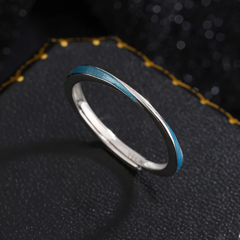 Seven Seven Silver Jewelry S999 Fine Silver Rings Unisex-3