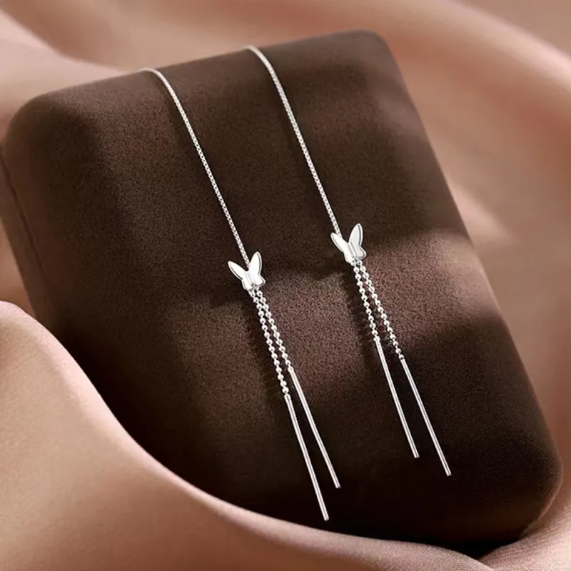 Seven Seven Silver Jewelry S925 Silver Drop Earrings Women's-4