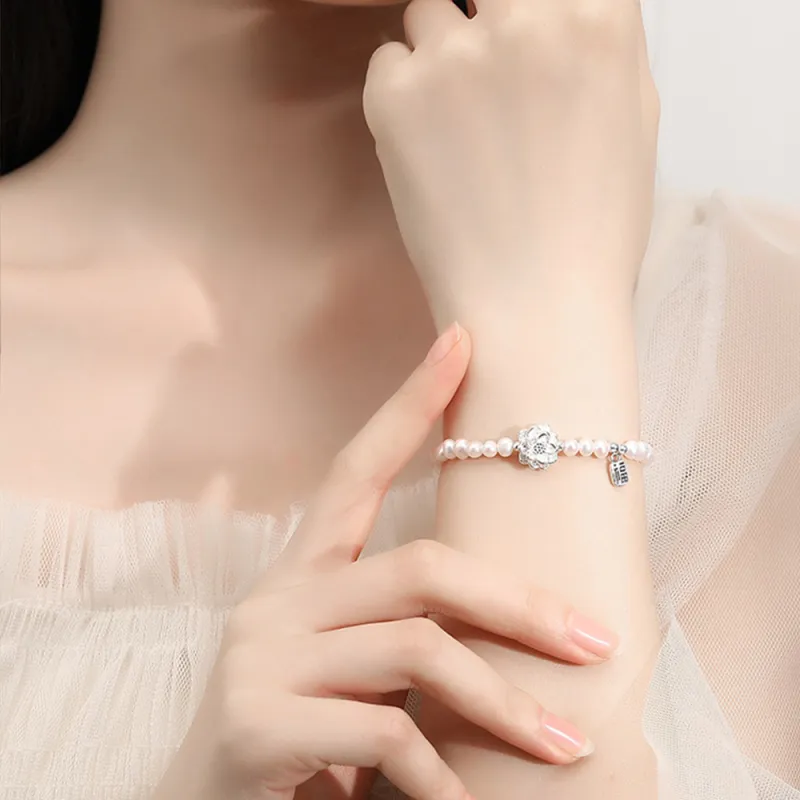Seven Seven Silver Jewelry S999 Fine Silver Pure Silver Bracelets Women's-1
