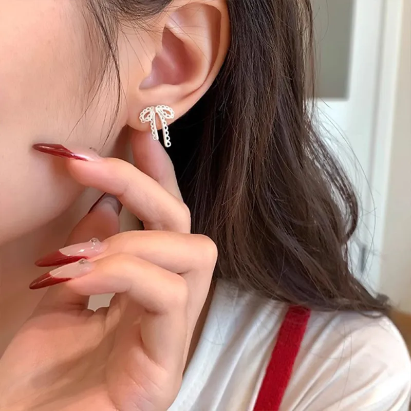 Seven Seven Silver Jewelry S925 Silver Stud Earrings Women's-5