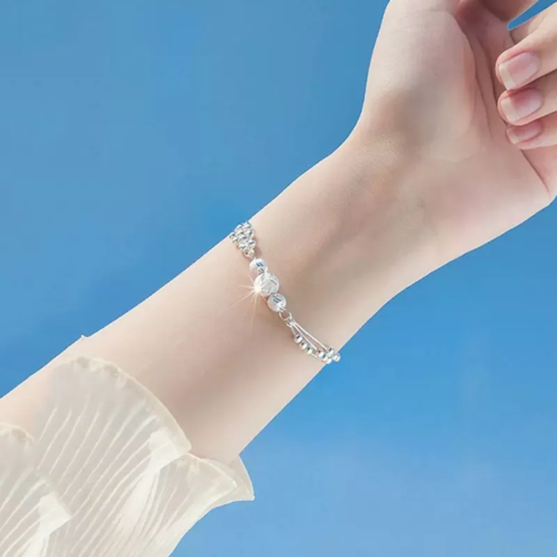 Seven Seven Silver Jewelry S999 Fine Silver Bracelets Women's-1