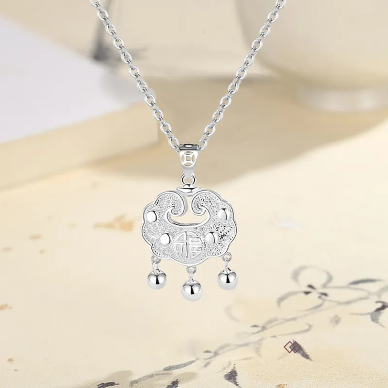 Seven Seven Silver Jewelry S999 Fine Silver Necklaces Unisex-4