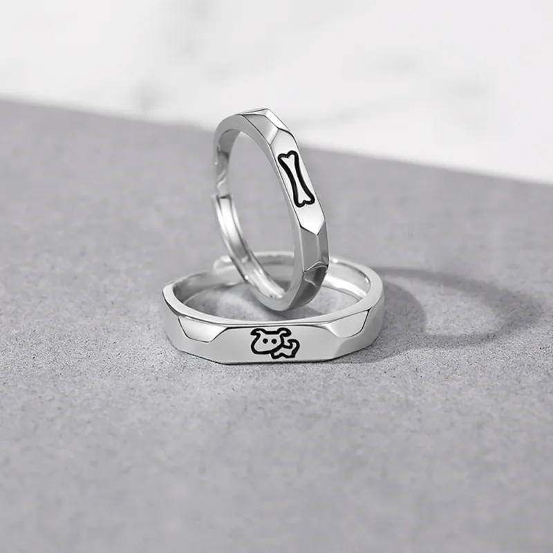 Seven Seven Silver Jewelry S999 Fine Silver Sterling Silver Rings Unisex-4