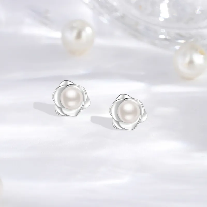 Seven Seven Silver Jewelry S999 Fine Silver Stud Earrings Women's-5
