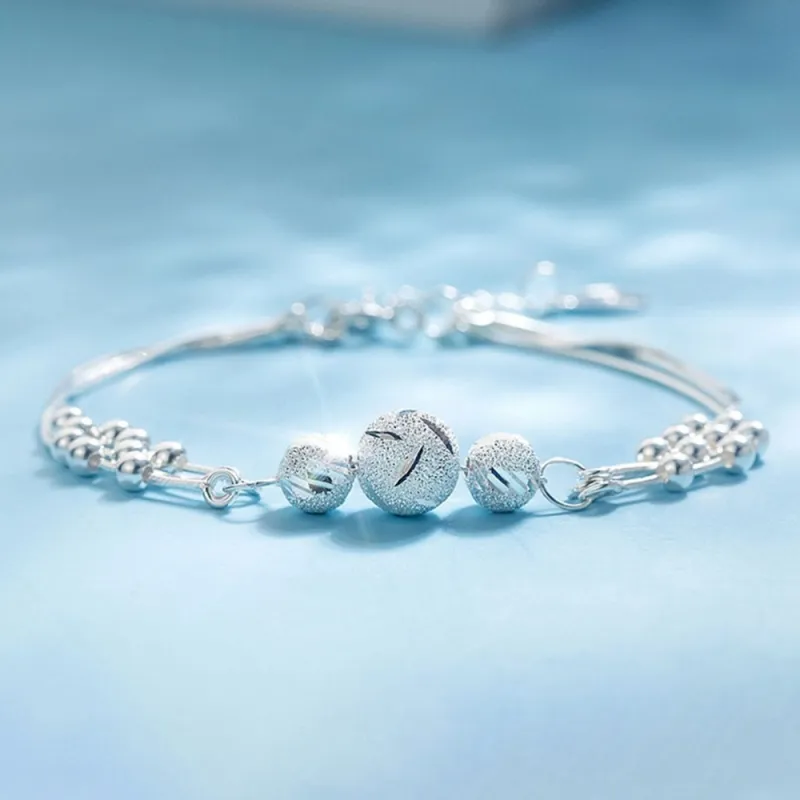 Seven Seven Silver Jewelry S999 Fine Silver Bracelets Women's-2