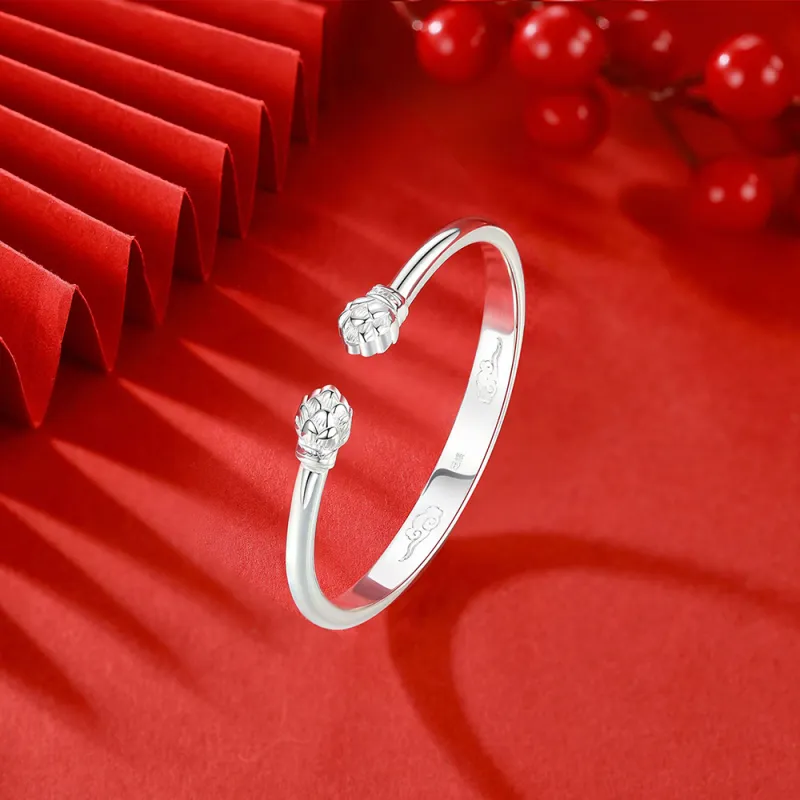 Seven Seven Silver Jewelry S999 Fine Silver Sterling Silver Bracelets Women's-1