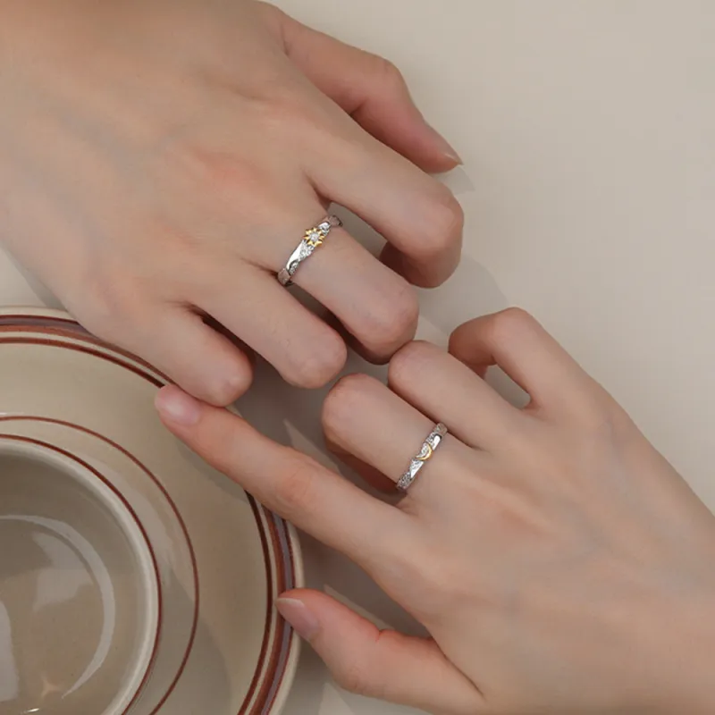 Seven Seven Silver Jewelry S999 Fine Silver Sterling Silver Rings Unisex-2