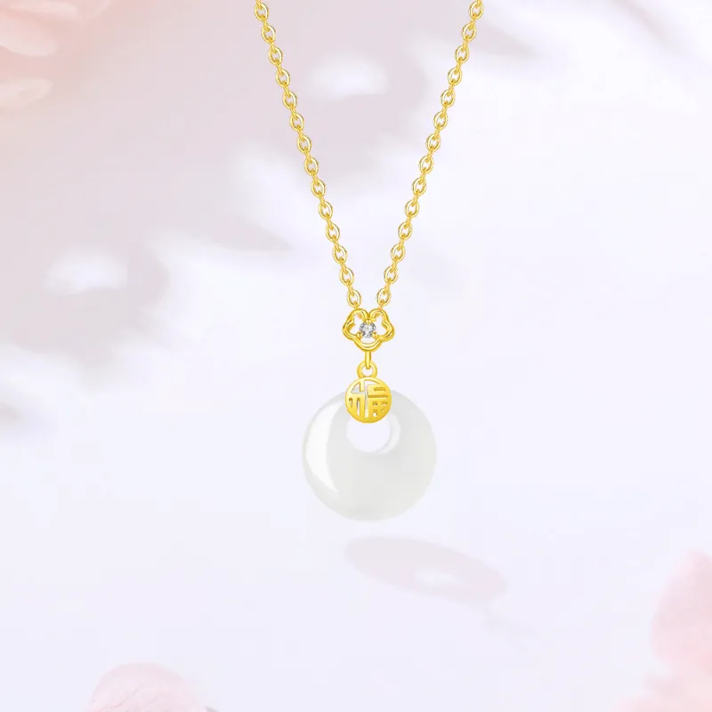 Seven Seven Silver Jewelry Natural Chalcedony Necklaces Unisex-2