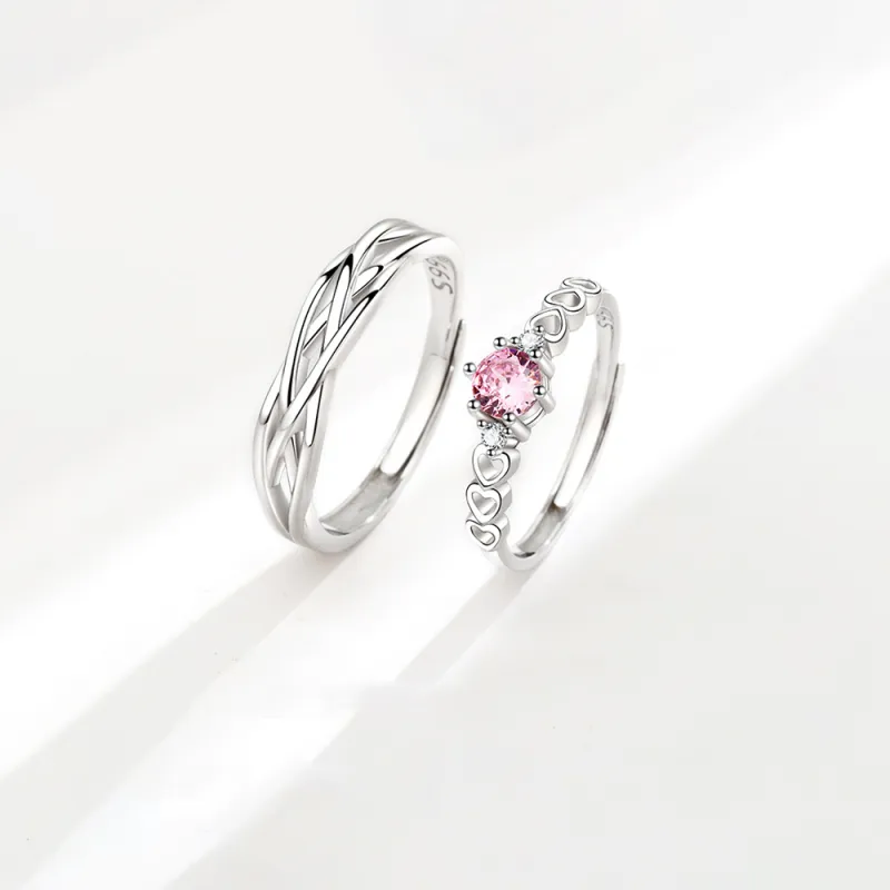 Seven Seven Silver Jewelry S999 Fine Silver Rings Unisex-1