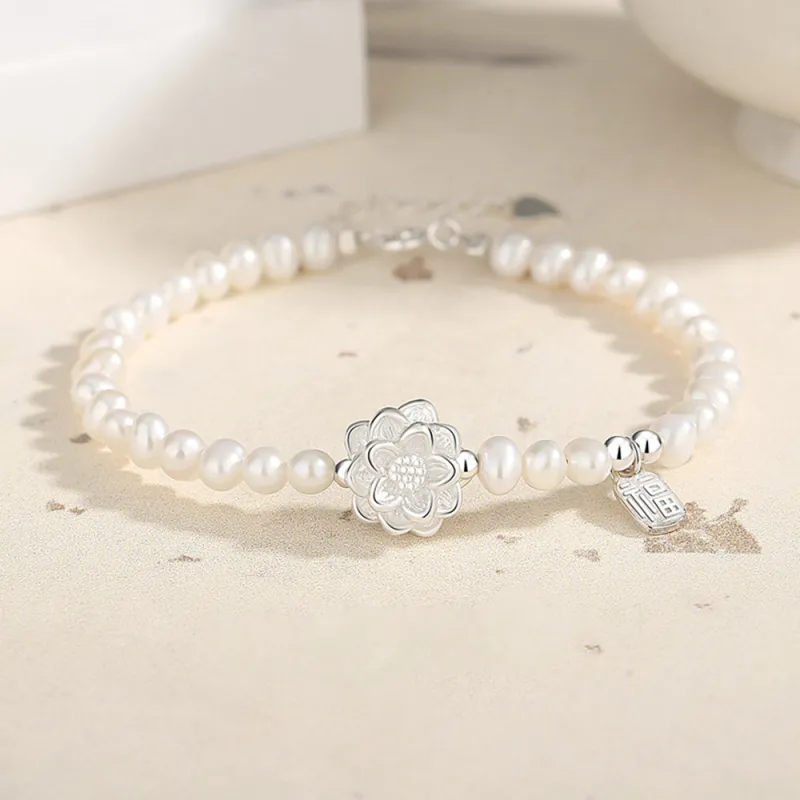 Seven Seven Silver Jewelry S999 Fine Silver Pure Silver Bracelets Women's-4