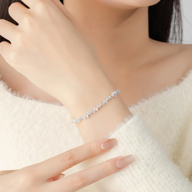 Seven Seven Silver Jewelry 999 Fine Silver Bracelets Unisex-4