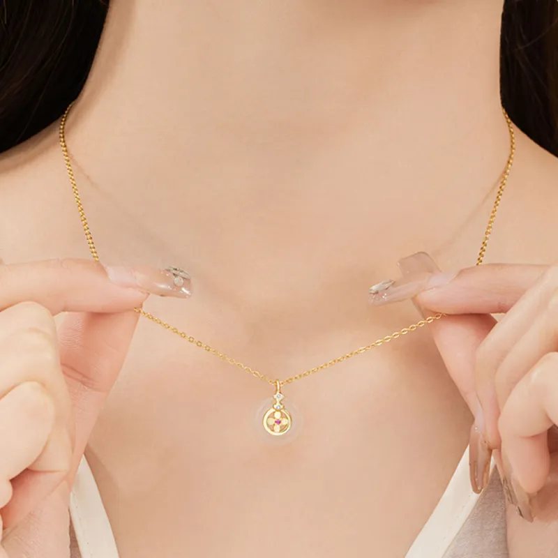 Seven Seven Silver Jewelry Natural Chalcedony Necklaces Women's-1