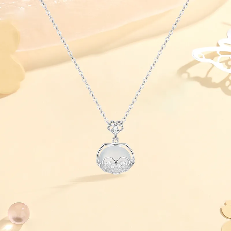 Seven Seven Silver Jewelry Chalcedony Collarbone Chain Unisex-3