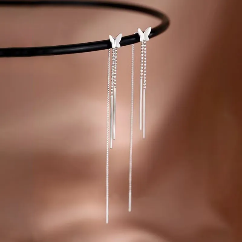 Seven Seven Silver Jewelry S925 Silver Drop Earrings Women's-3