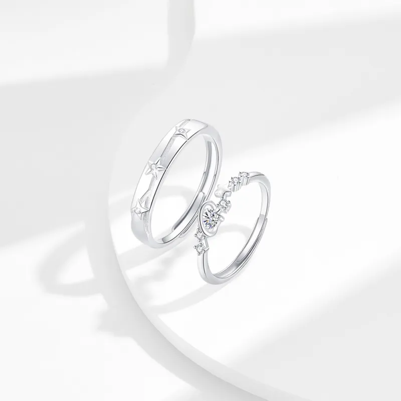 Seven Seven Silver Jewelry S999 Fine Silver Rings Unisex-4