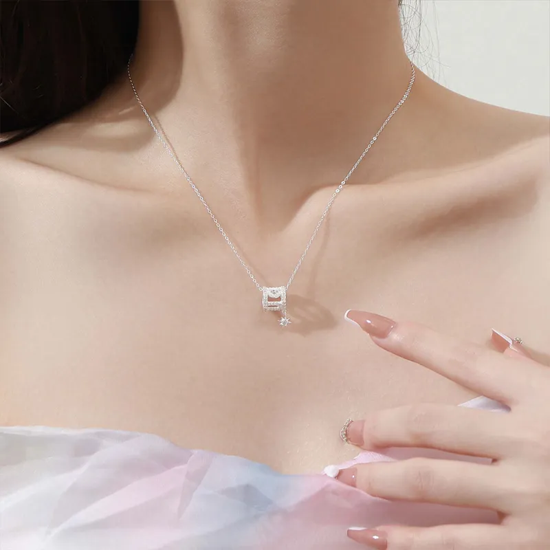 Seven Seven Silver Jewelry S999 Fine Silver Sterling Silver Necklaces Women's-4