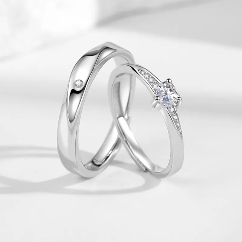 Seven Seven Silver Jewelry S999 Fine Silver Rings Unisex-3