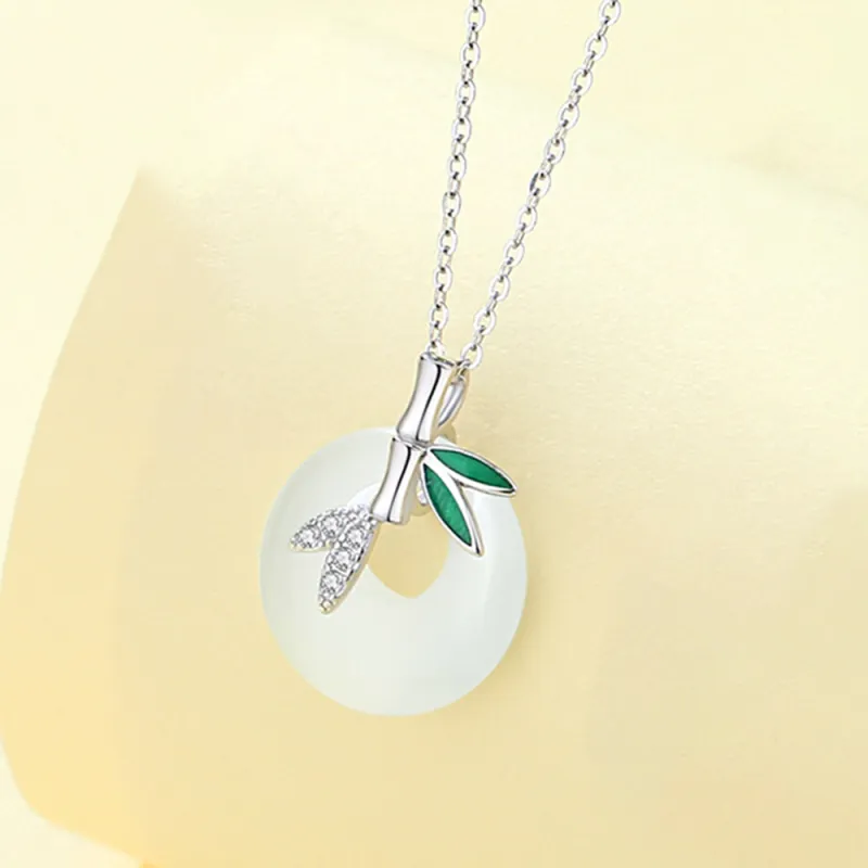 Seven Seven Silver Jewelry Glass Cat Eye Necklaces Unisex-1