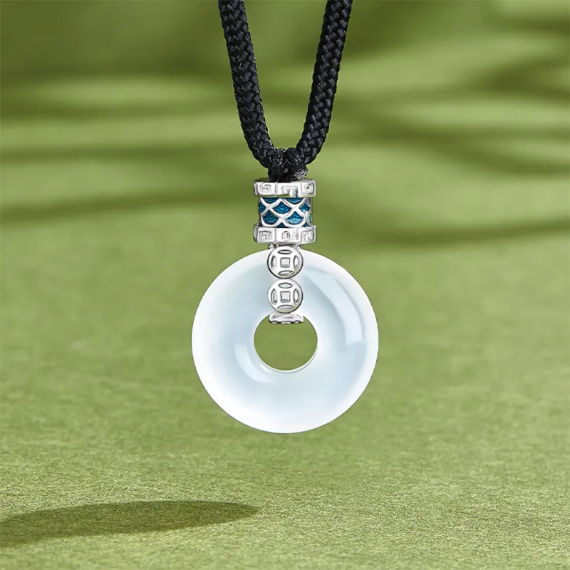 Seven Seven Silver Jewelry Chalcedony Necklaces Unisex-4