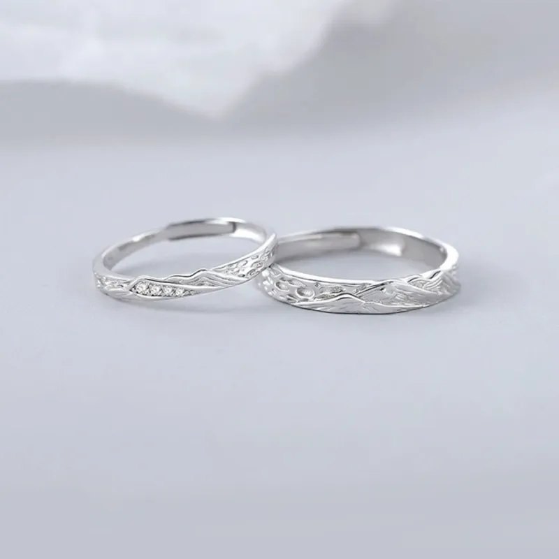 Seven Seven Silver Jewelry S999 Fine Silver Rings Unisex-4