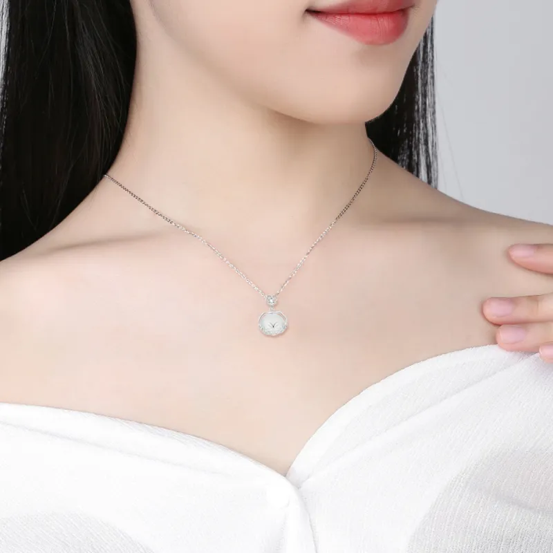 Seven Seven Silver Jewelry Chalcedony Collarbone Chain Unisex-1